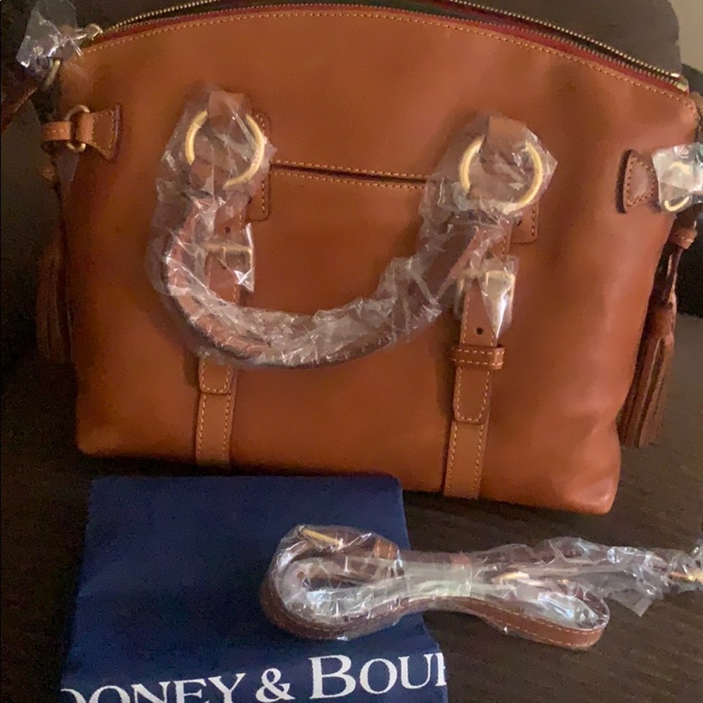 NWT-Florentine Bristol Satchel-NATURAL color